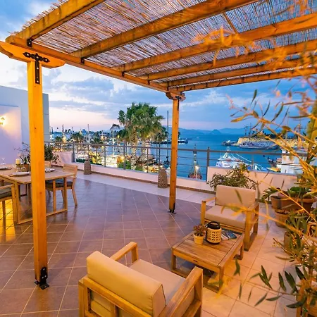 Ferienwohnung Attico Blu - Sea View Penthouse Kos-Stadt Exterior foto